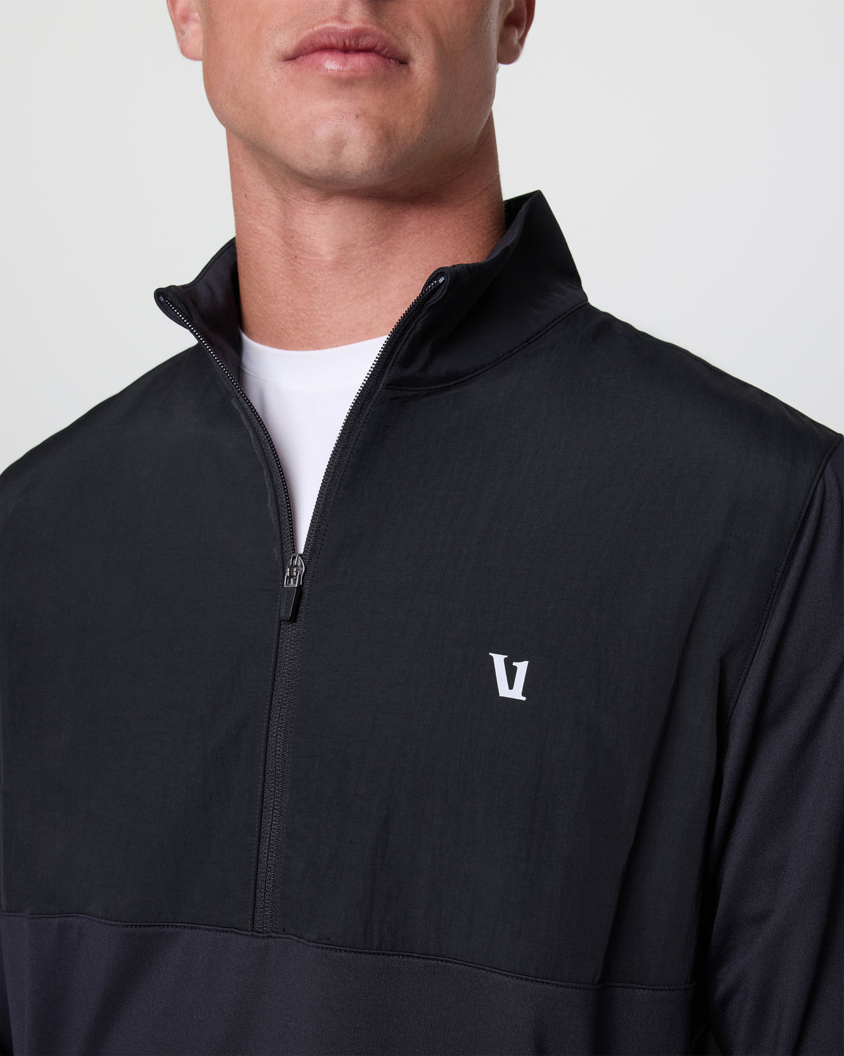 Men Vuori Sunday Element Half Zip Black