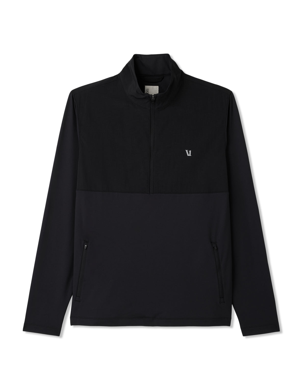 Men Vuori Sunday Element Half Zip Black