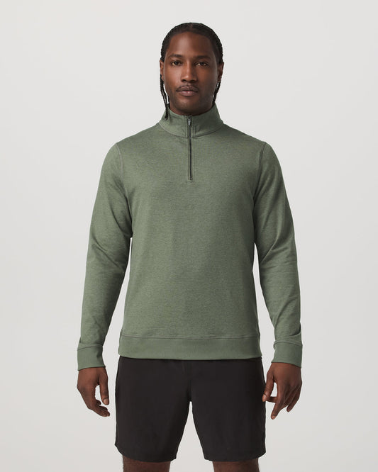 Men Vuori Coronado Half Zip Men's Light Oregano Heather Pullover