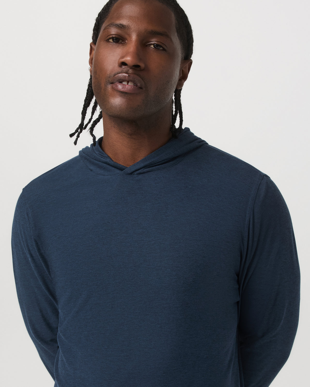 Men Vuori Strato Tech Hoodie Men's Navy Workout Hoodie
