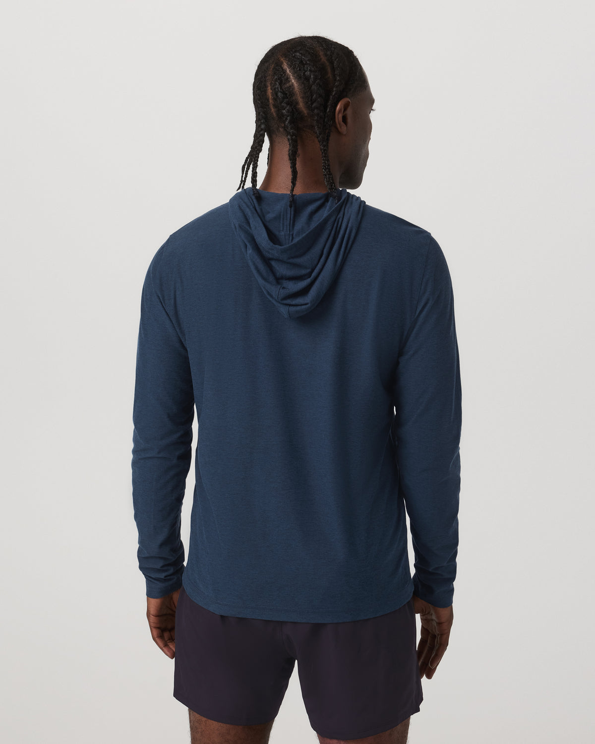 Men Vuori Strato Tech Hoodie Men's Navy Workout Hoodie