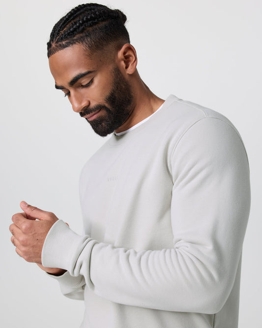 Men Vuori Cypress Logo Crew Salt