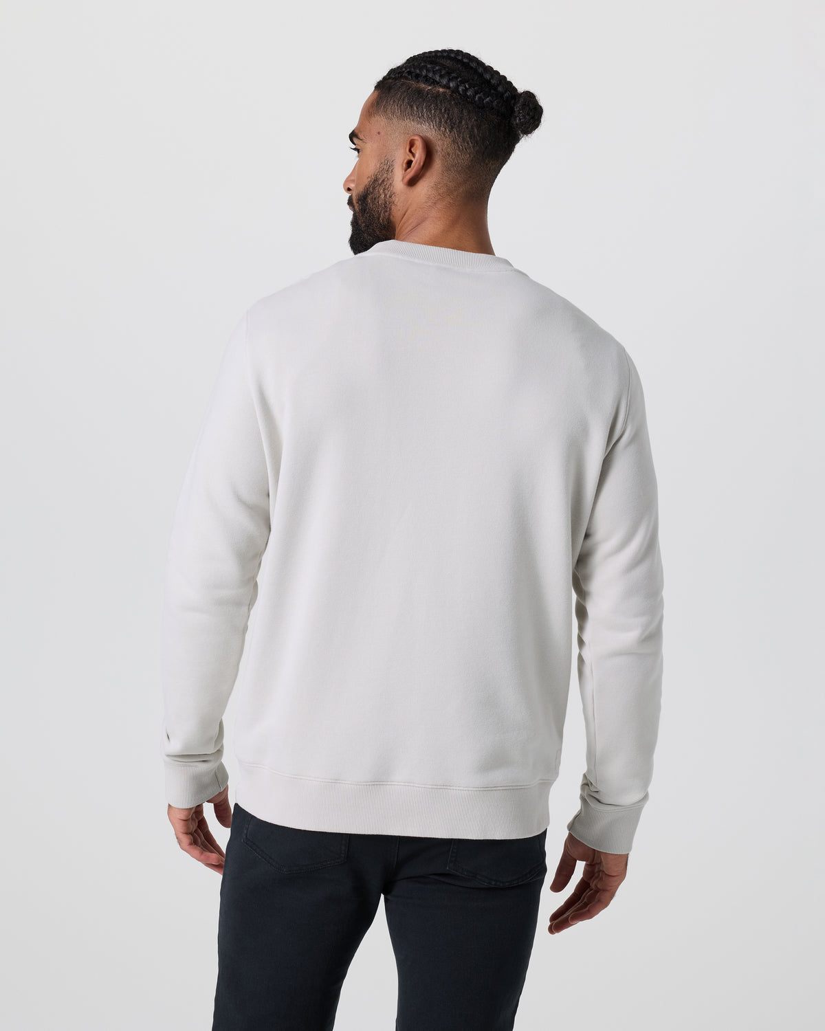Men Vuori Cypress Logo Crew Salt