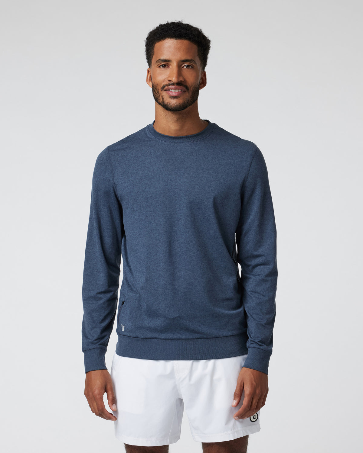 Men Vuori Ponto Performance Crew Azure Heather