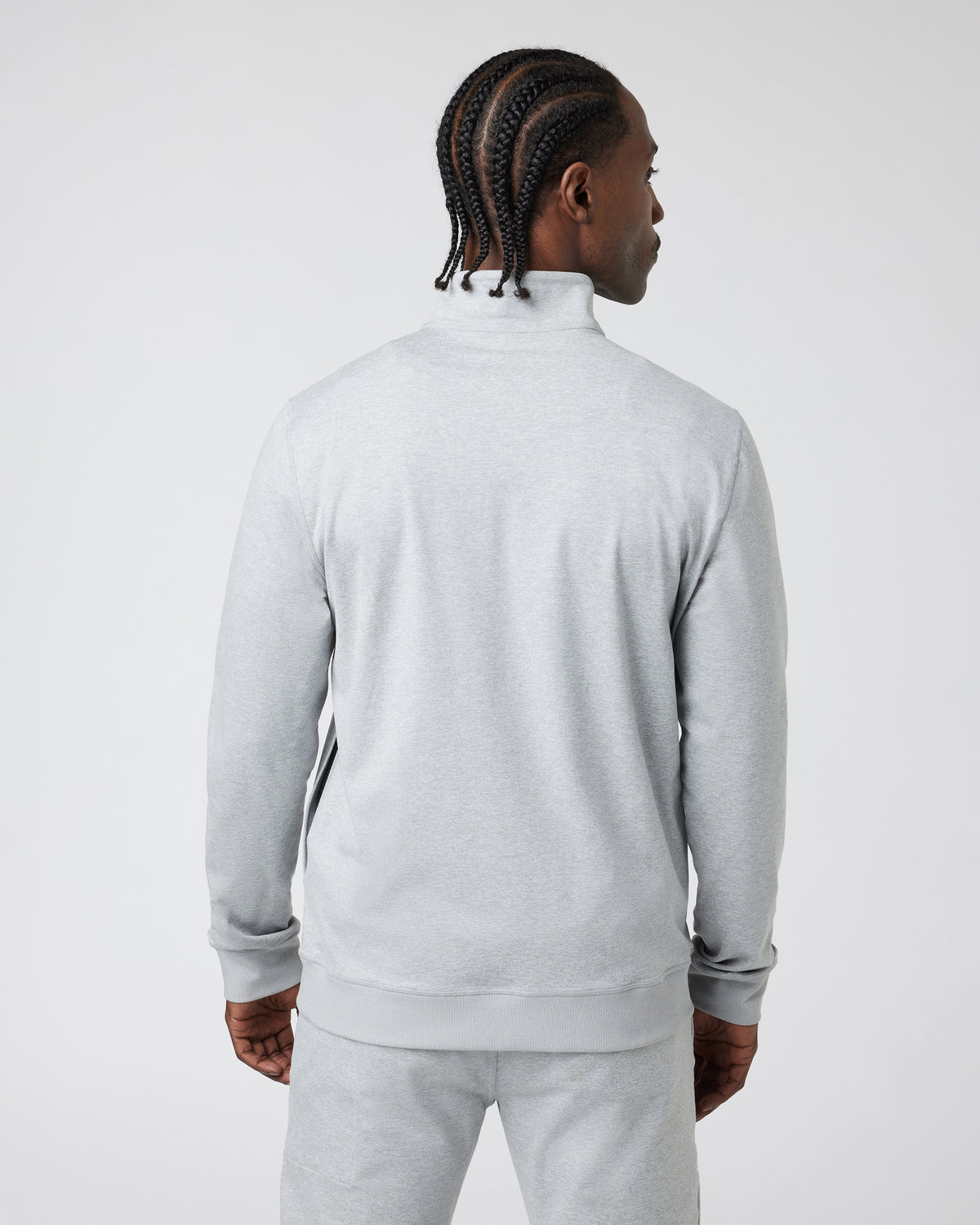 Men Vuori Coronado Half Zip Men's Light Grey Sweatshirt