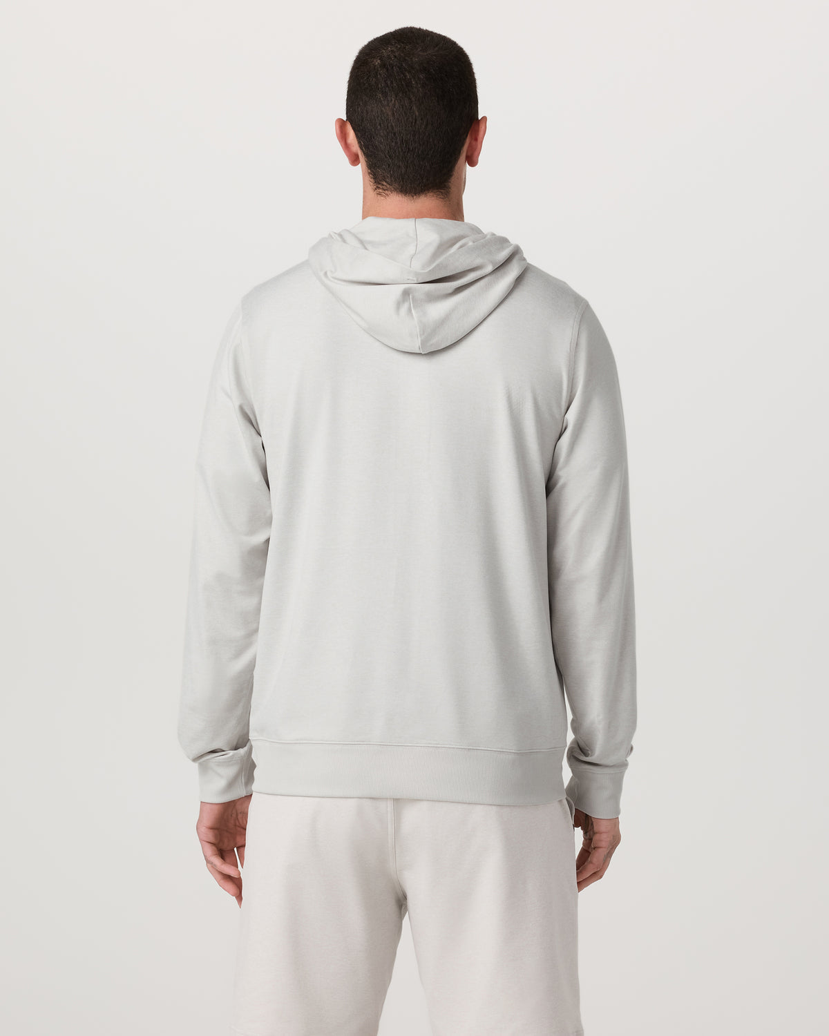 Men Vuori Ponto Full Zip Hoodie Men's Salt Heather Hoodie