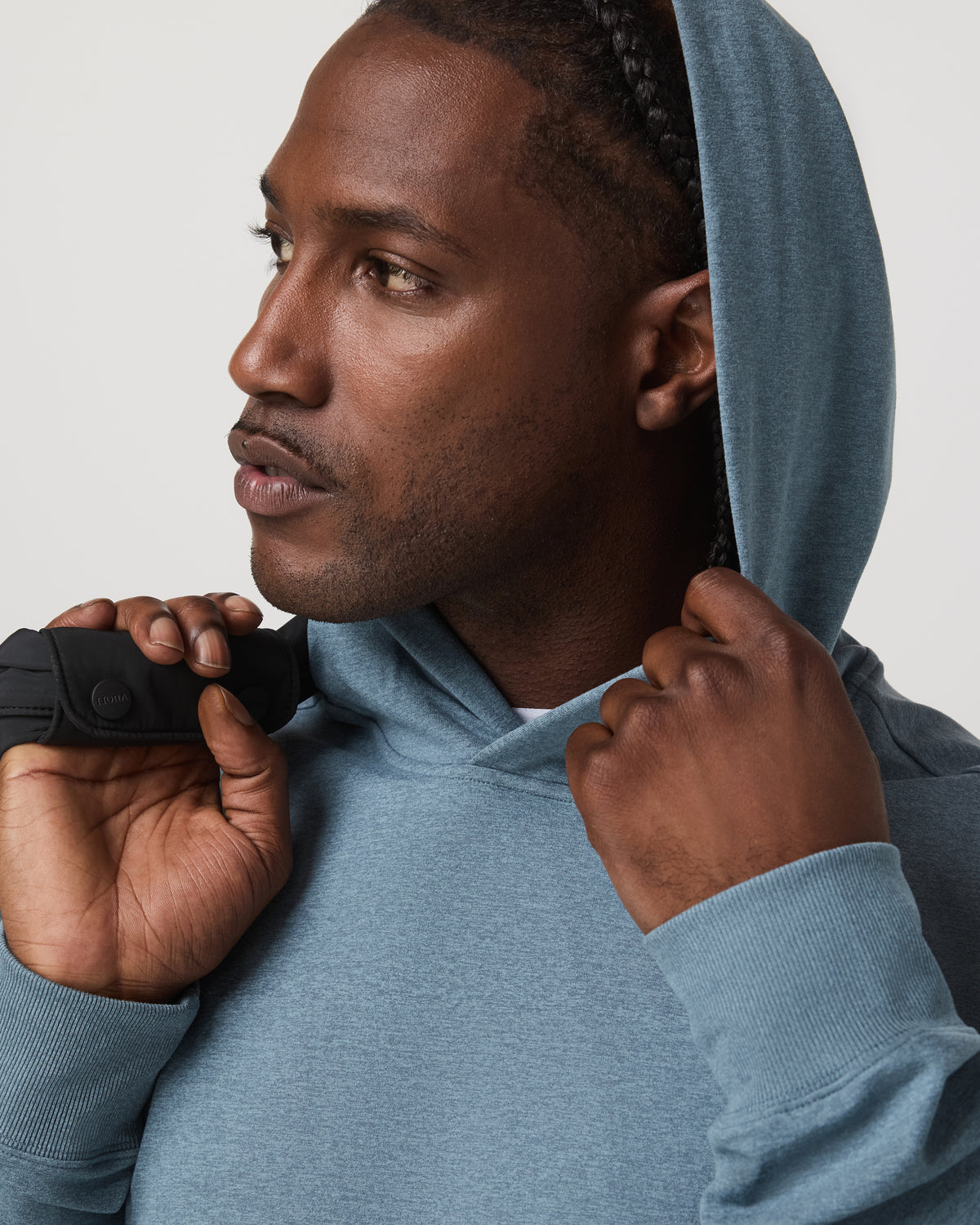 Men Vuori Coronado Pullover Hoodie 2.0 Men's Abyss Heather Hoodie