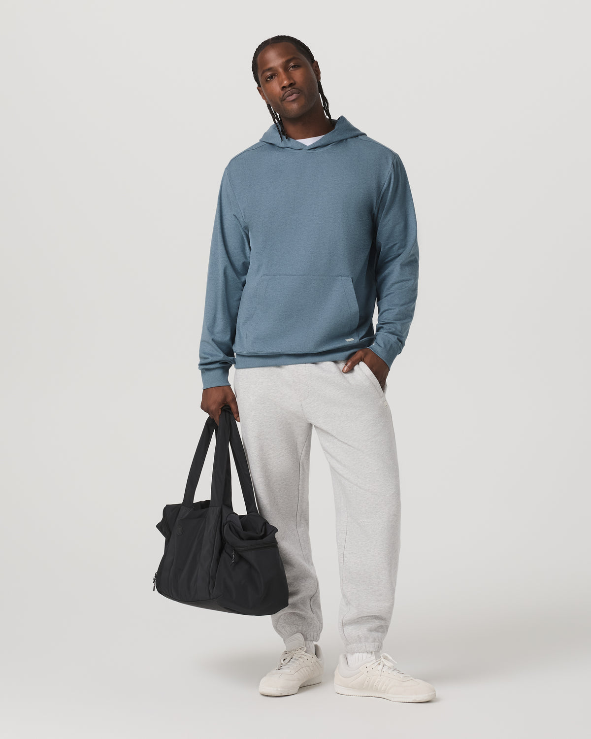 Men Vuori Coronado Pullover Hoodie 2.0 Men's Abyss Heather Hoodie