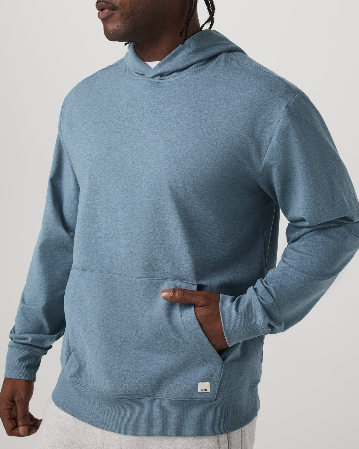 Men Vuori Coronado Pullover Hoodie 2.0 Men's Abyss Heather Hoodie