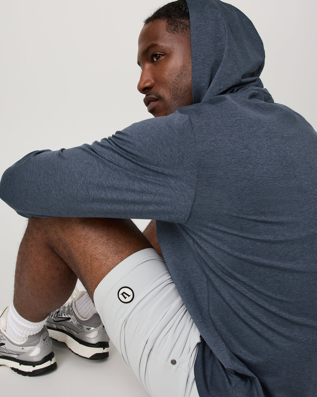 Men Vuori Sunday Hoodie 2.0 Men's Azure Heather Athletic Hoodie