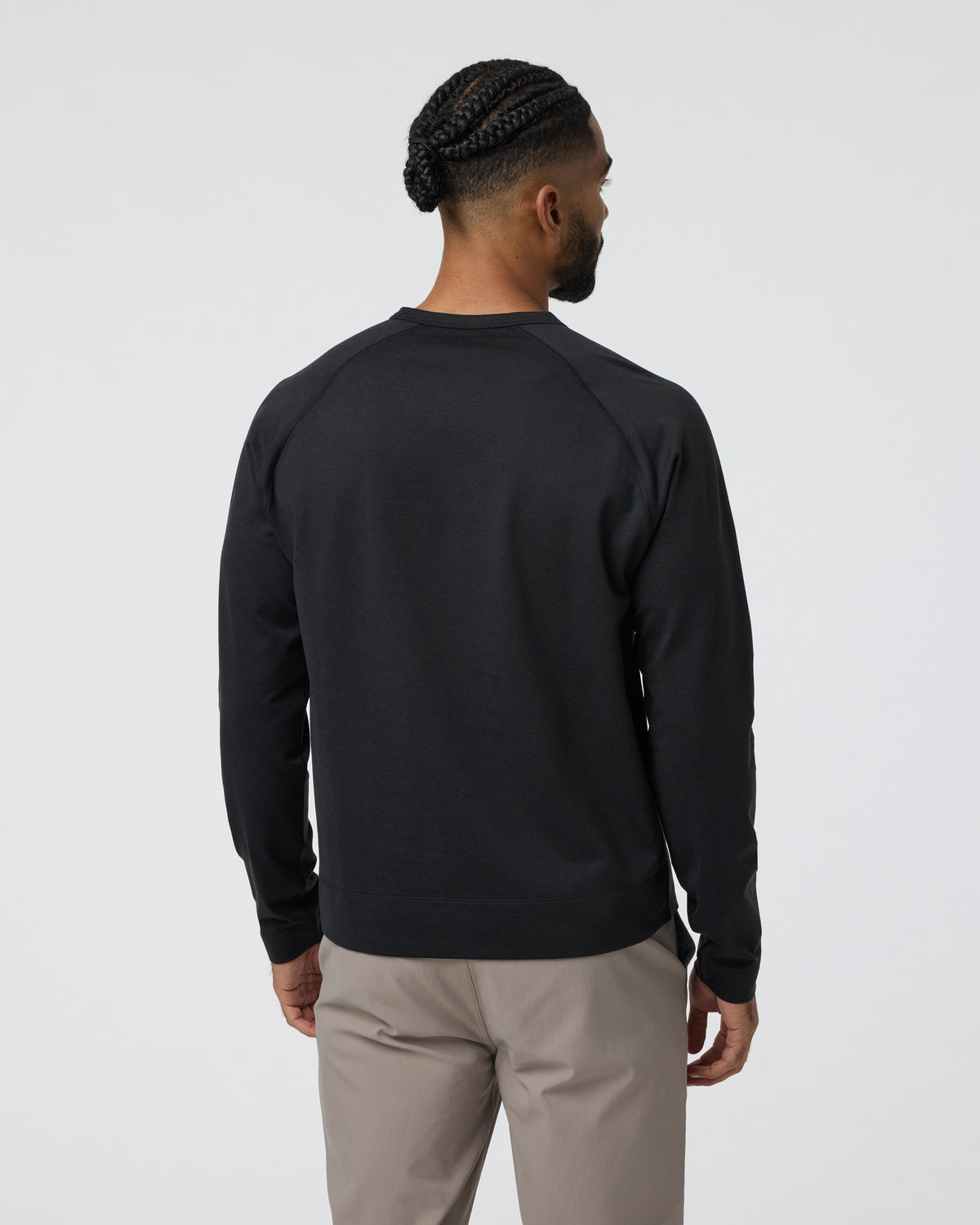 Men Vuori Coronado Crew Black Heather