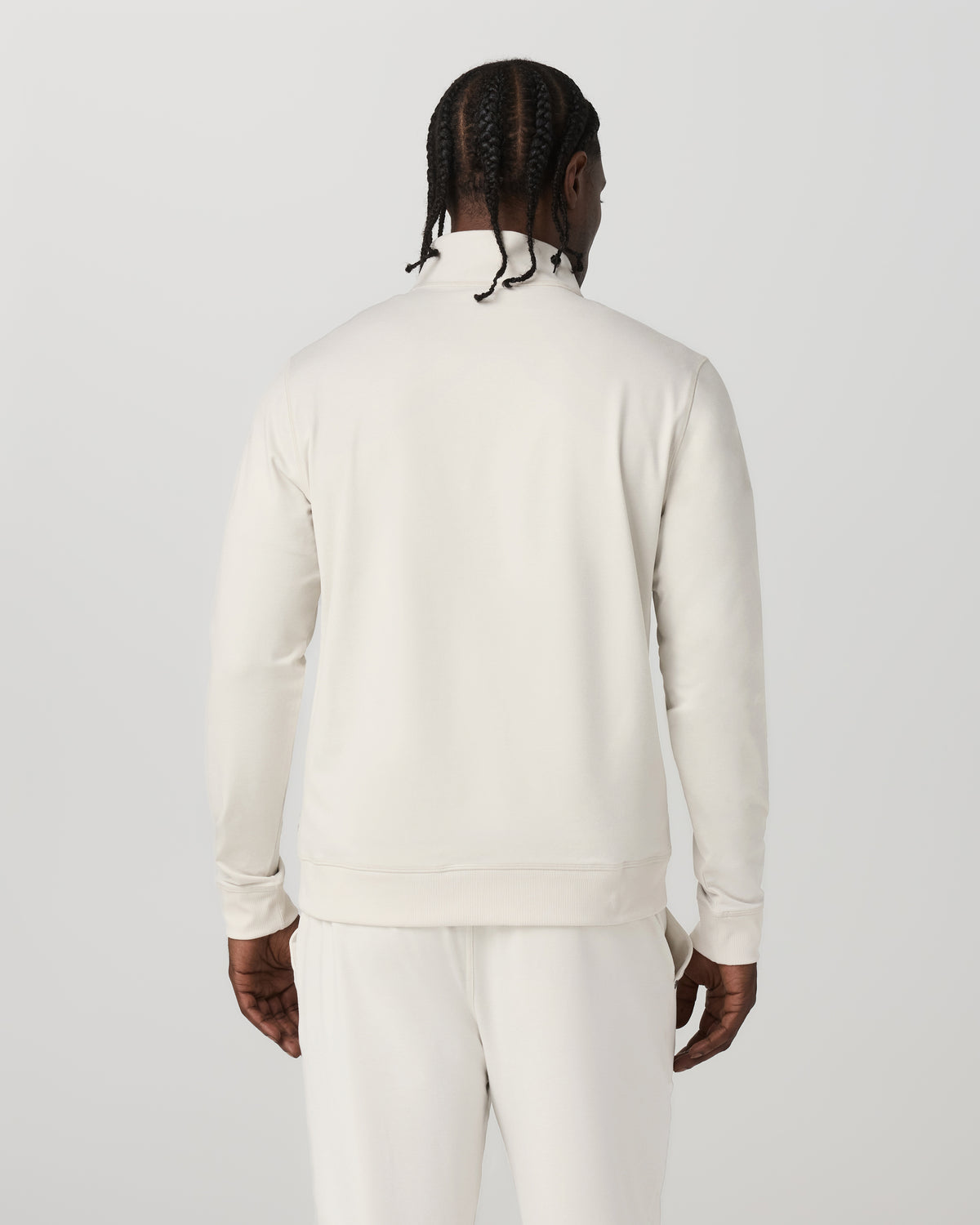 Men Vuori Coronado Half Zip Men's Ivory Heather Pullover