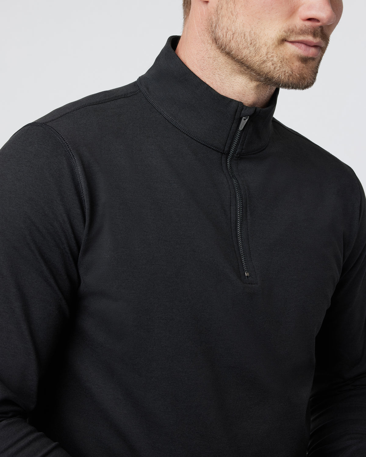Men Vuori Coronado Half Zip Black Heather