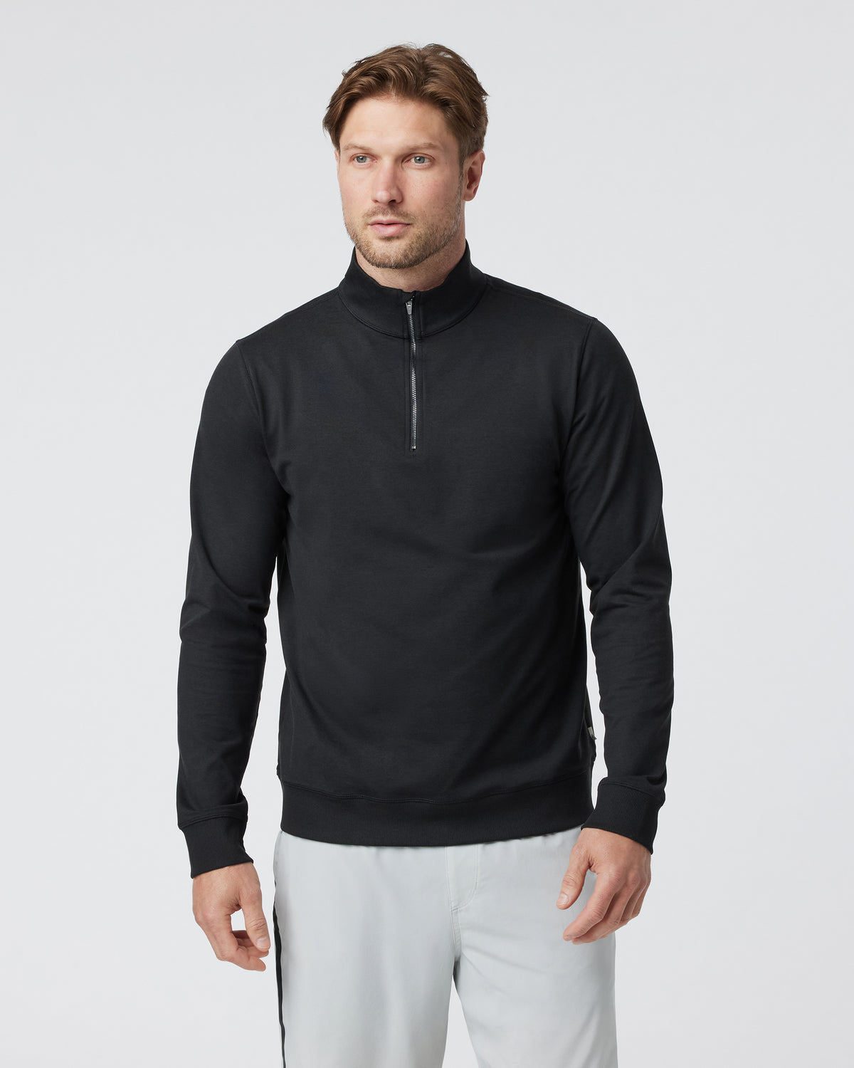 Men Vuori Coronado Half Zip Black Heather