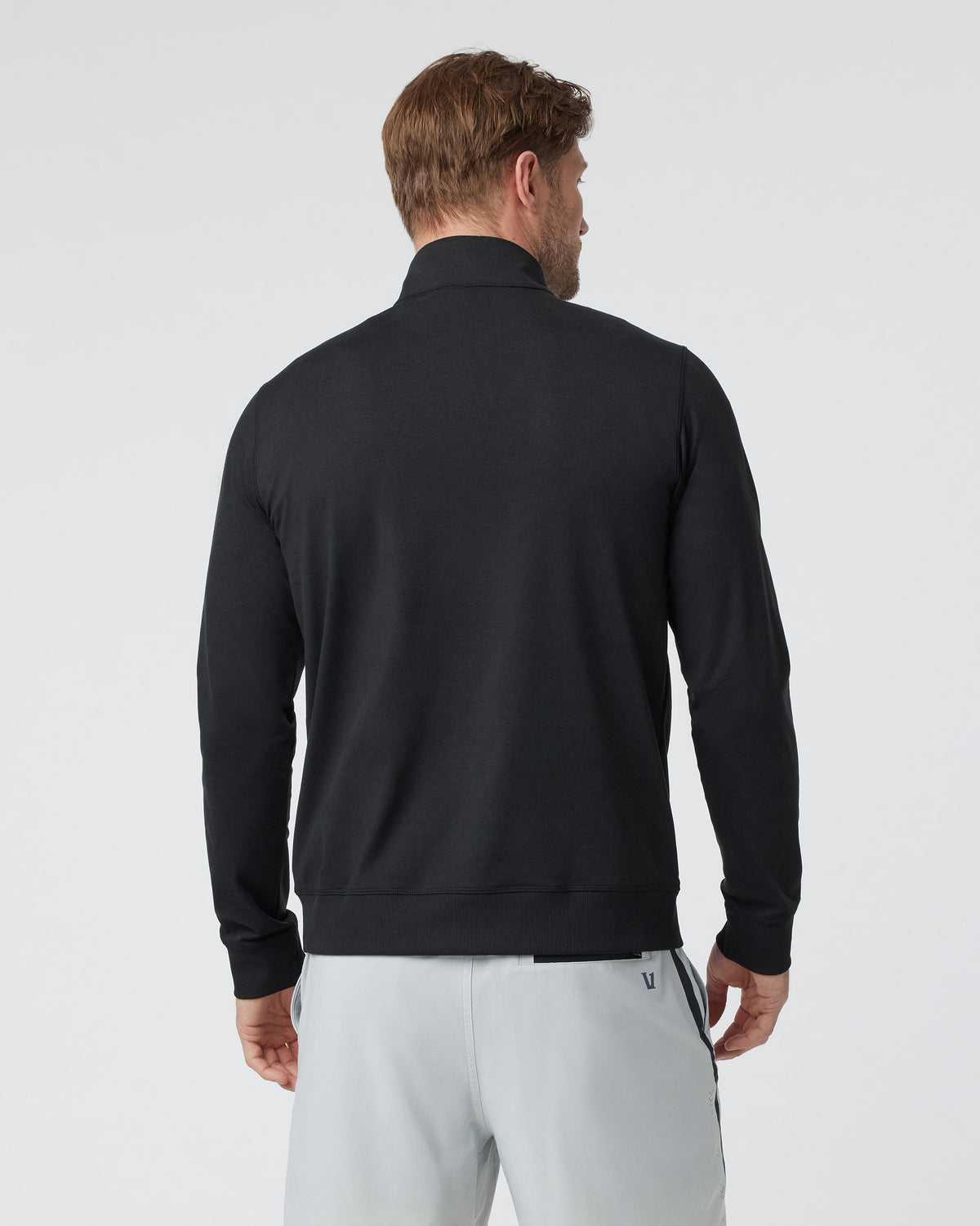 Men Vuori Coronado Half Zip Black Heather
