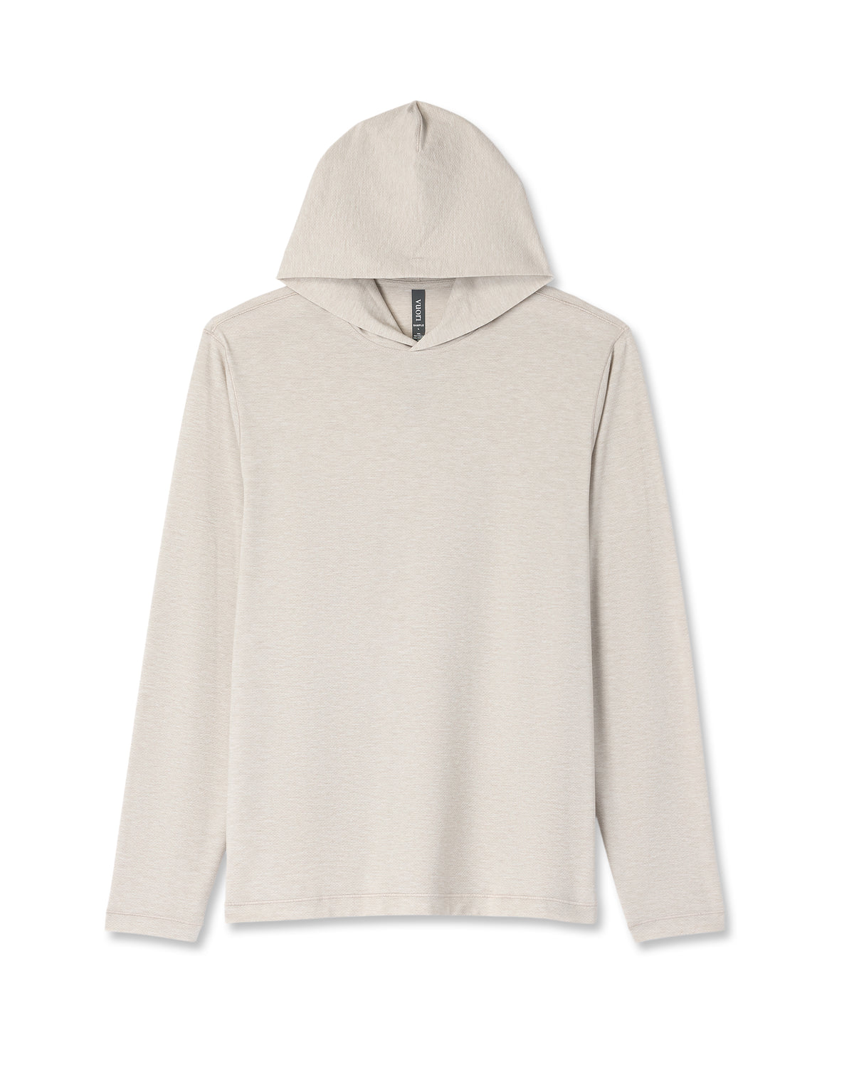 Men Vuori Men's Long Sleeve Everyday Fitness Hoodie Oatmeal Heather