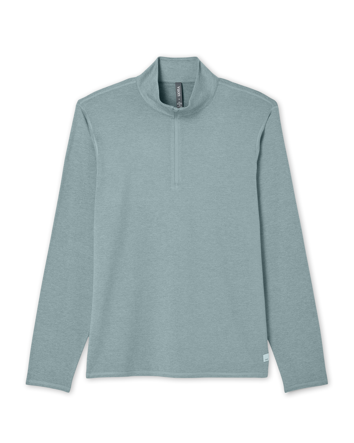 Men Vuori Ponto Half Zip Mock Neck Men's Misty Blue Heather Layer