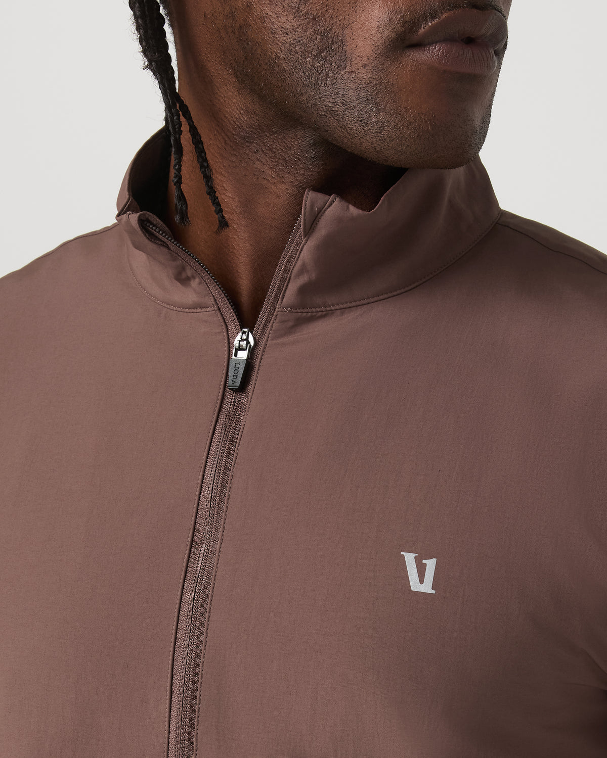 Men Vuori Sunday Element Half Zip Men's Sable Heather Layer