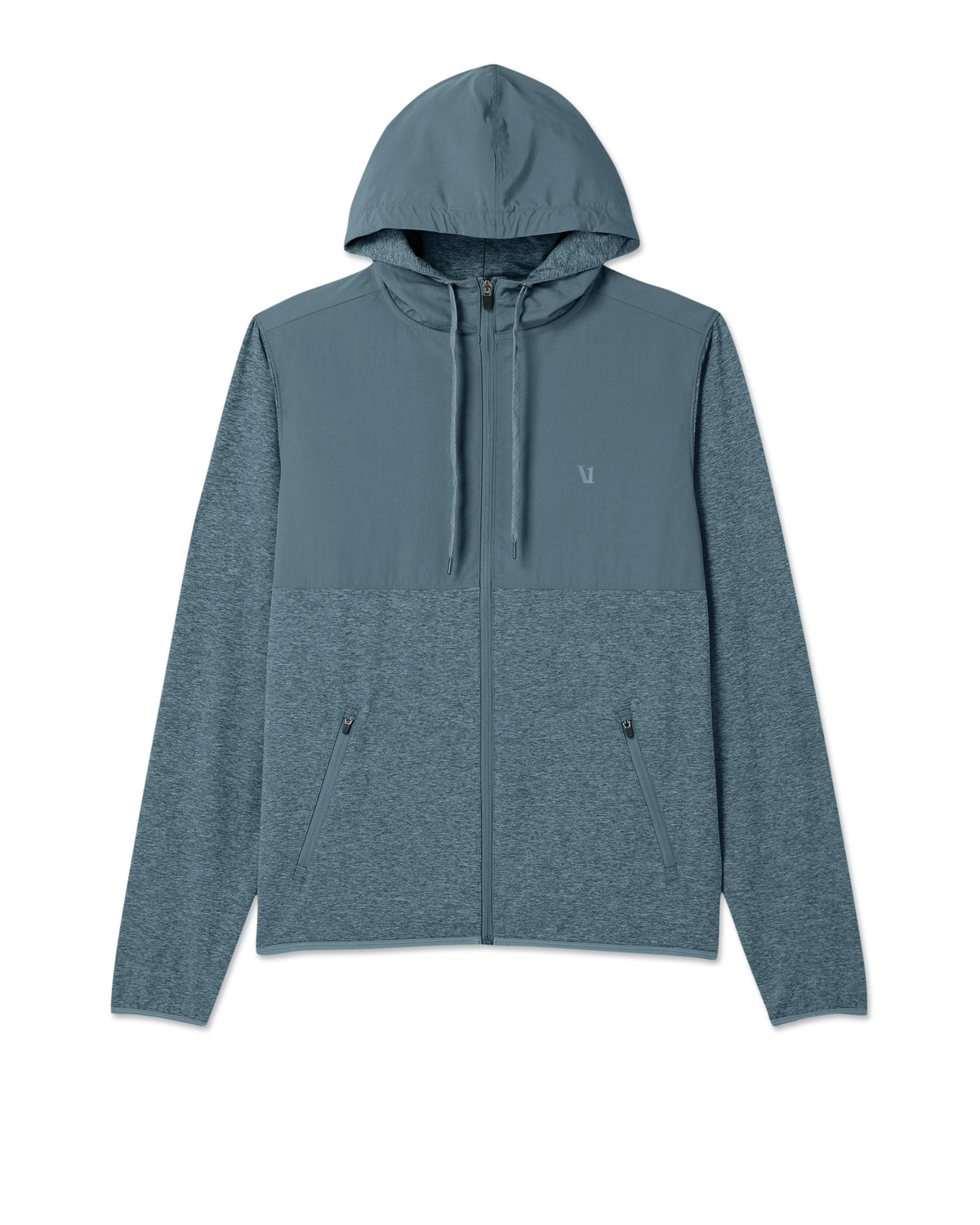 Men Vuori Sunday Element Jacket Men's Blue Sea Heather Jacket