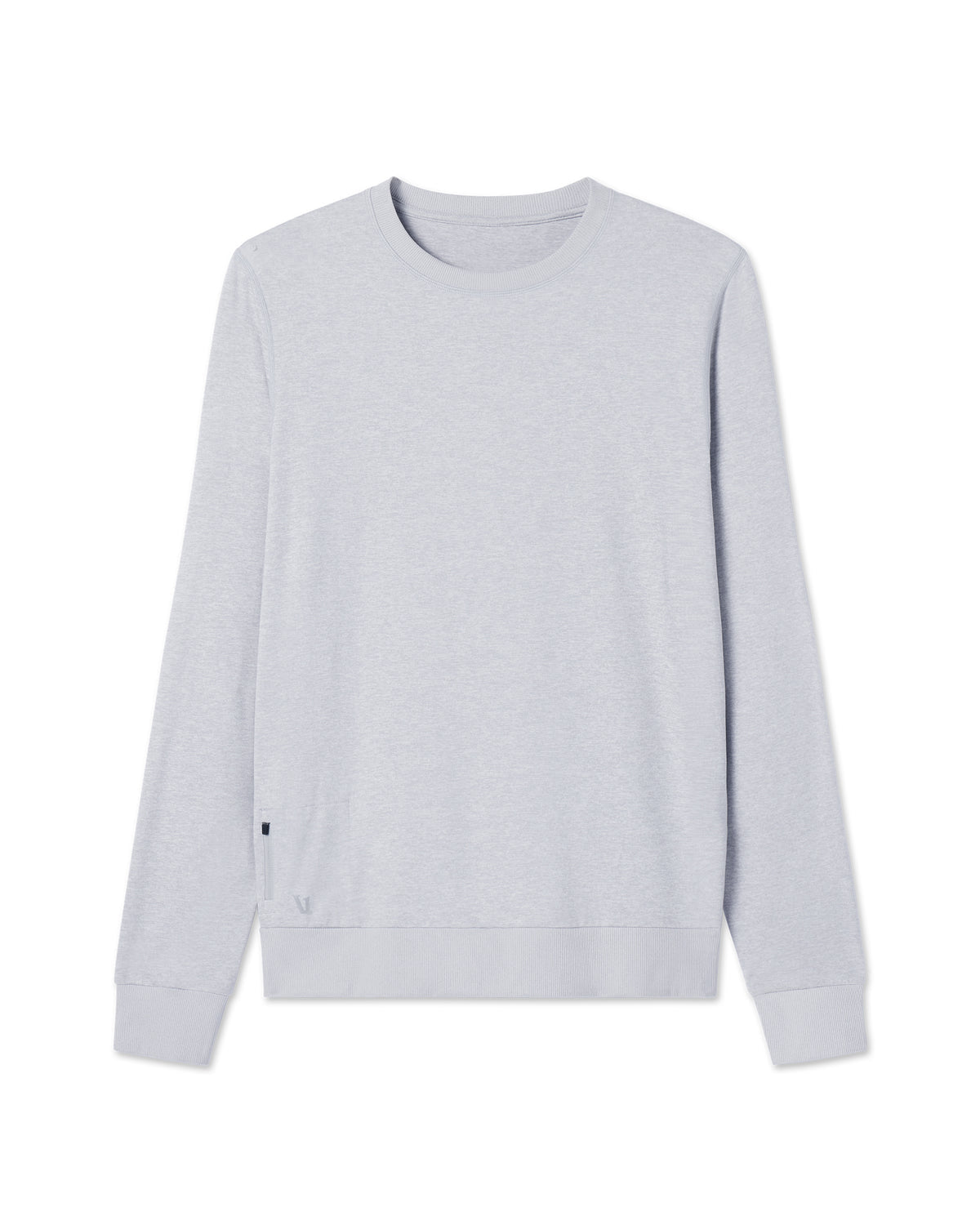 Men Vuori Ponto Performance Crew Men's Platinum White Pullover
