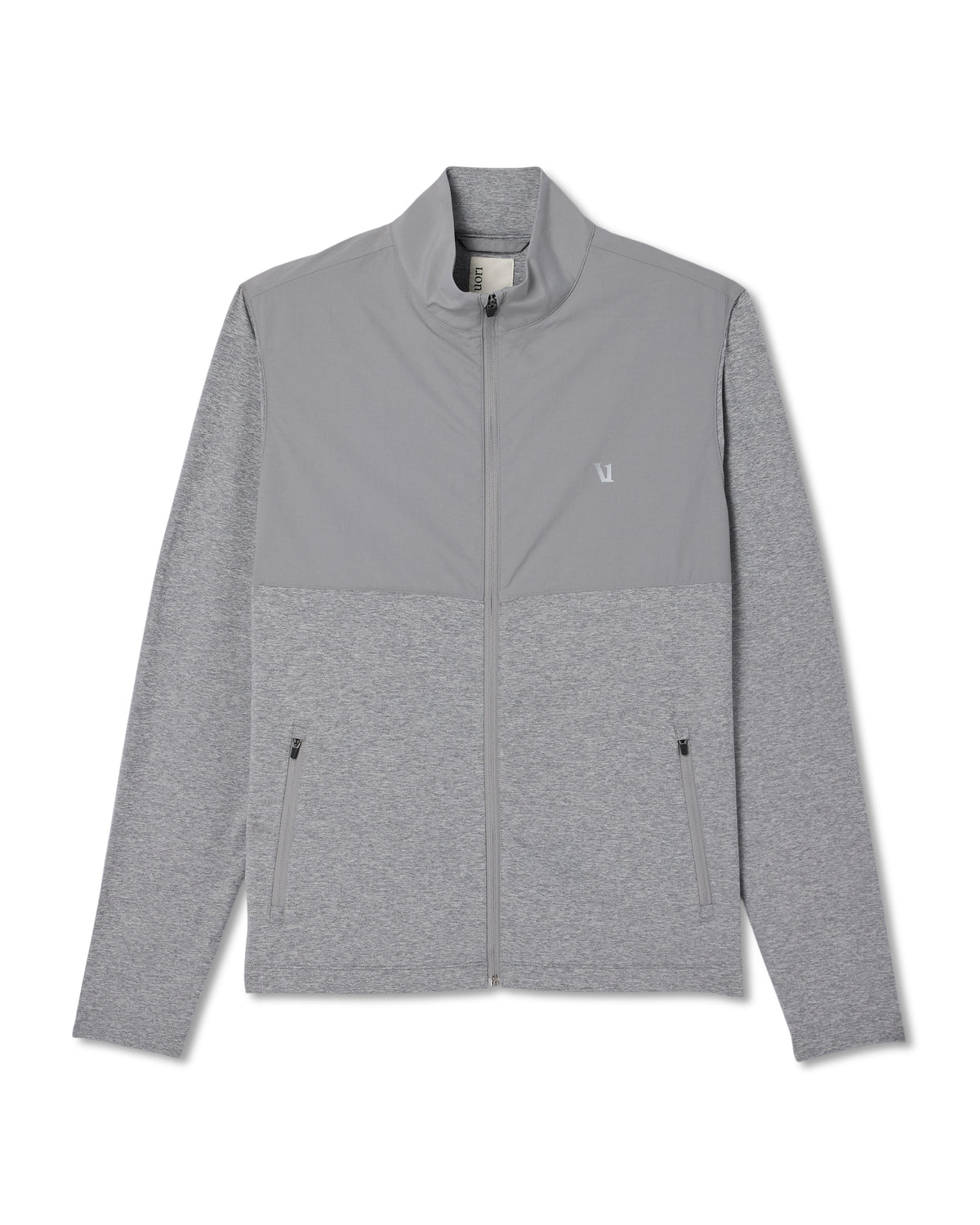 Men Vuori Sunday Element Track Jacket Men's Grey Heather