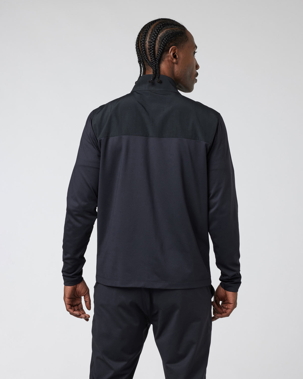 Men Vuori Sunday Element Track Jacket Men's Black Jacket