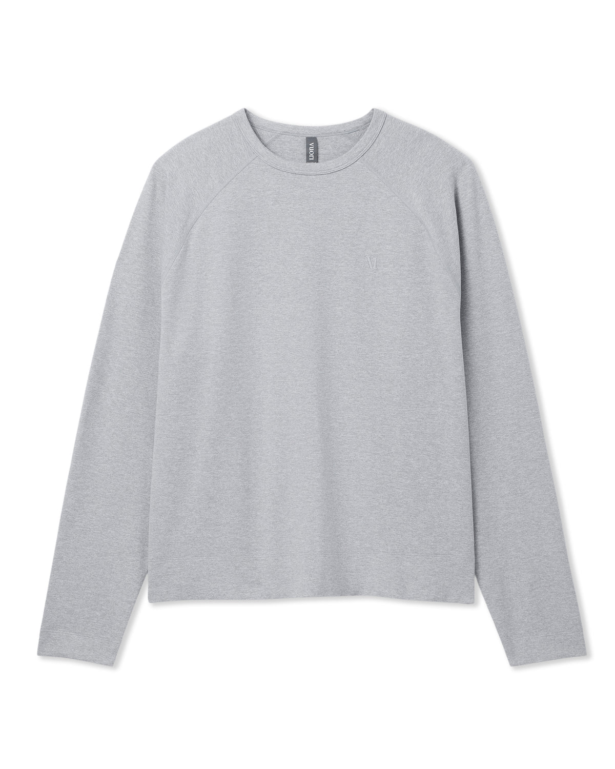 Men Vuori Coronado Crew Light Heather Grey