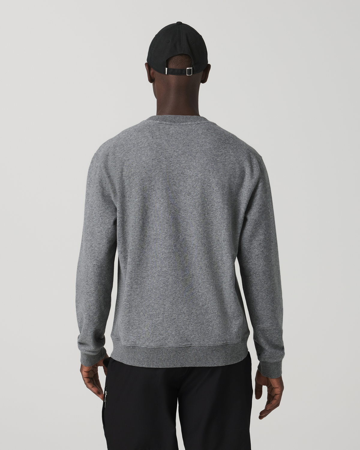 Men Vuori Cypress Vintage Crew Men's Heather Grey Fleece Pullover