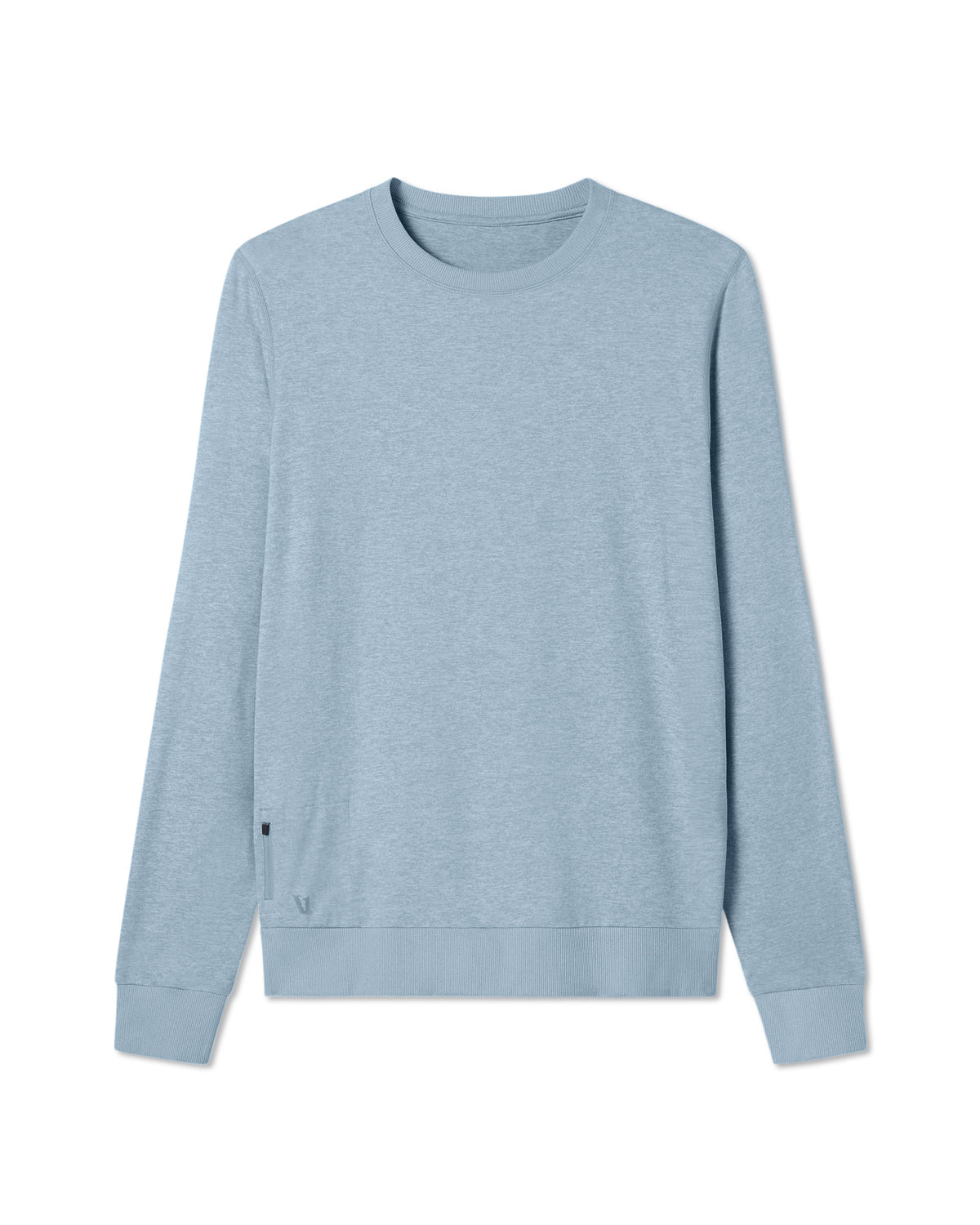 Men Vuori Ponto Performance Crew Men's Flint Heather Crew Neck