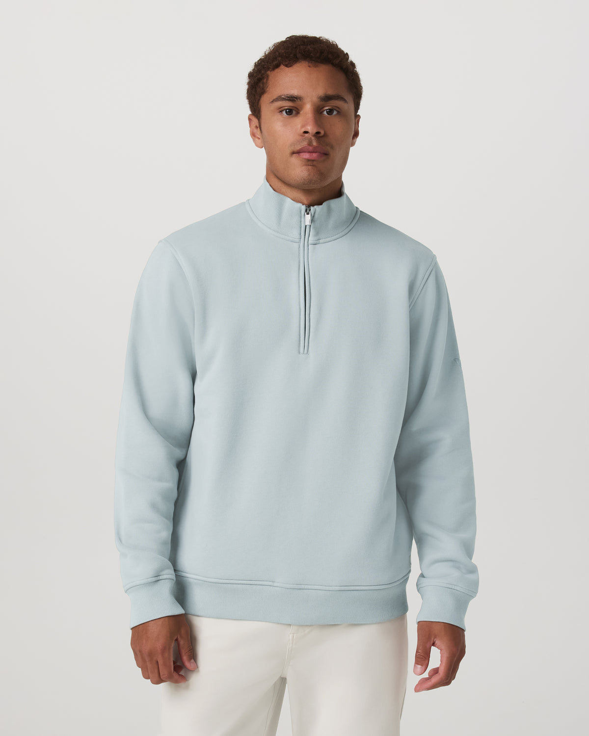Men Vuori Seaside 1/2 Zip Classic Men's Blue Haze Pullover