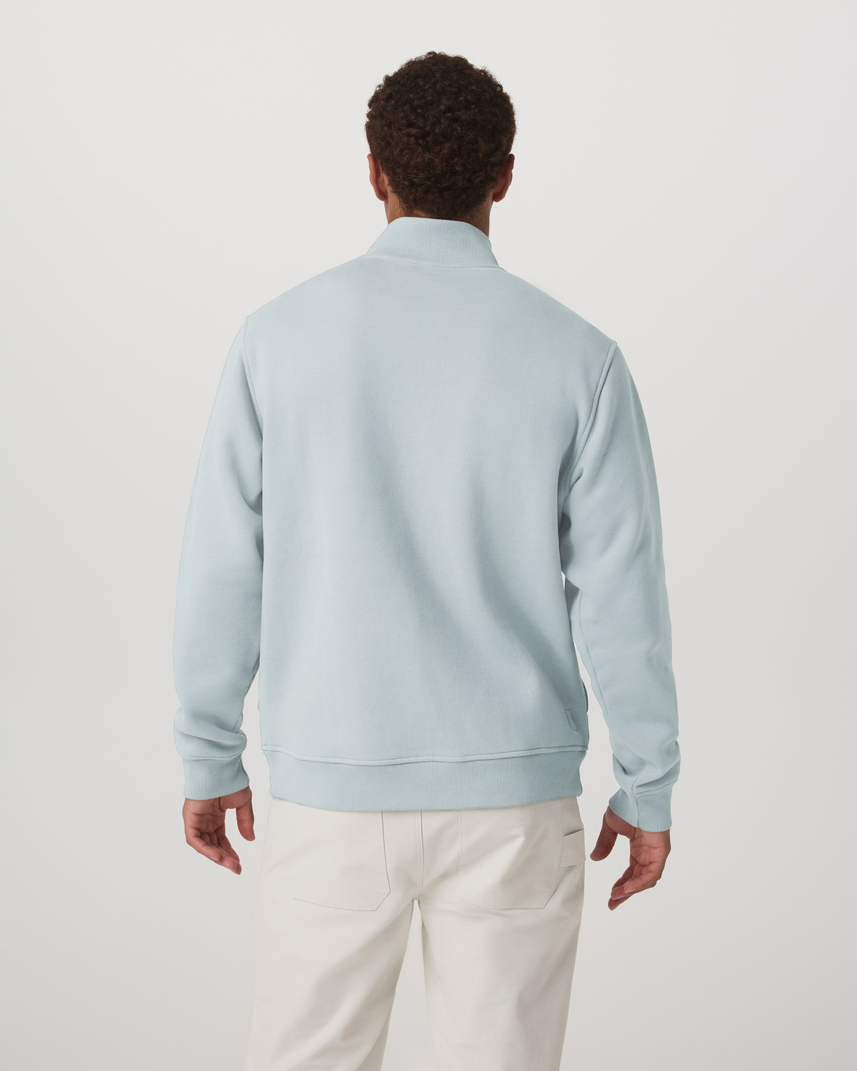 Men Vuori Seaside 1/2 Zip Classic Men's Blue Haze Pullover