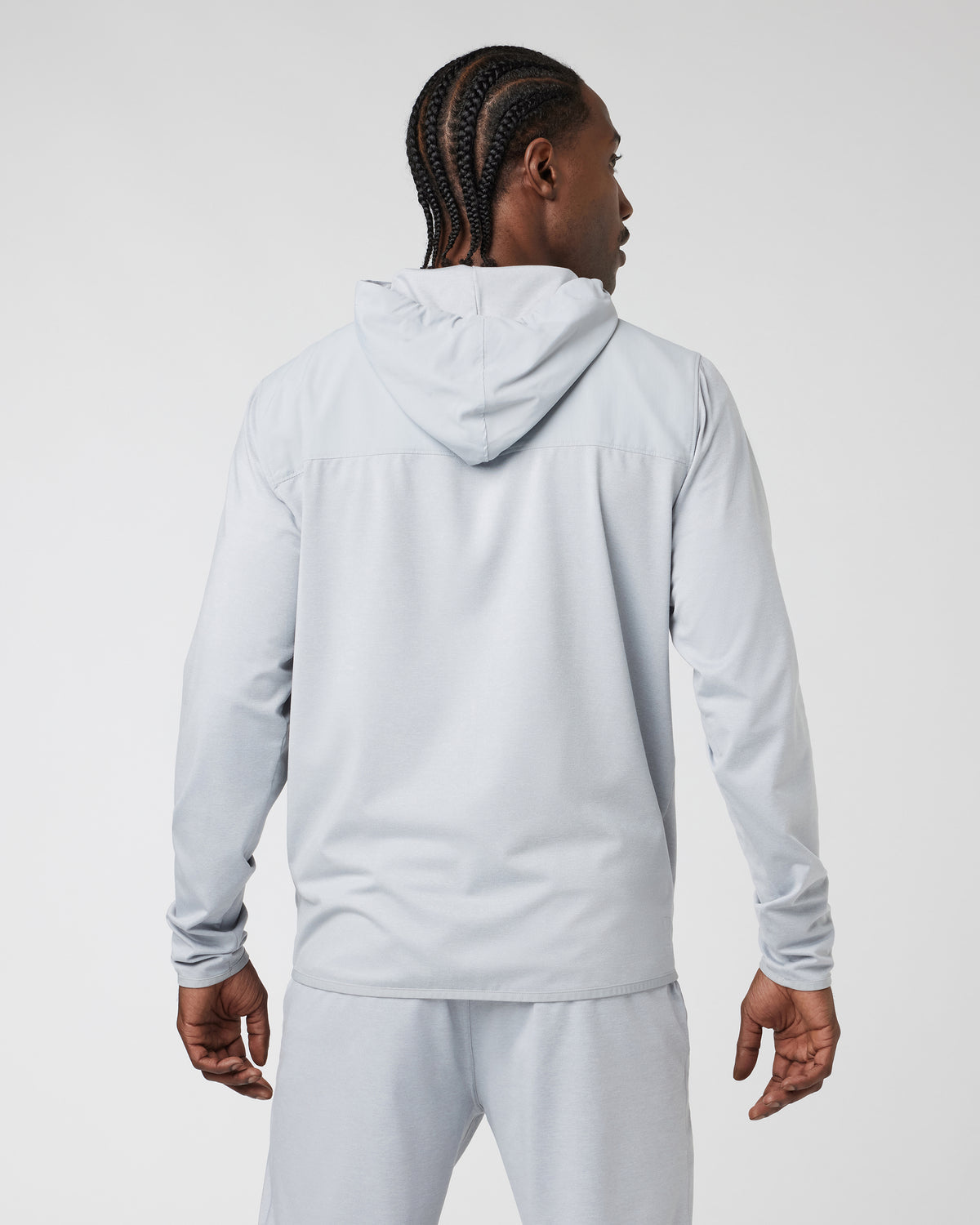 Men Vuori Sunday Element Jacket Platinum Heather
