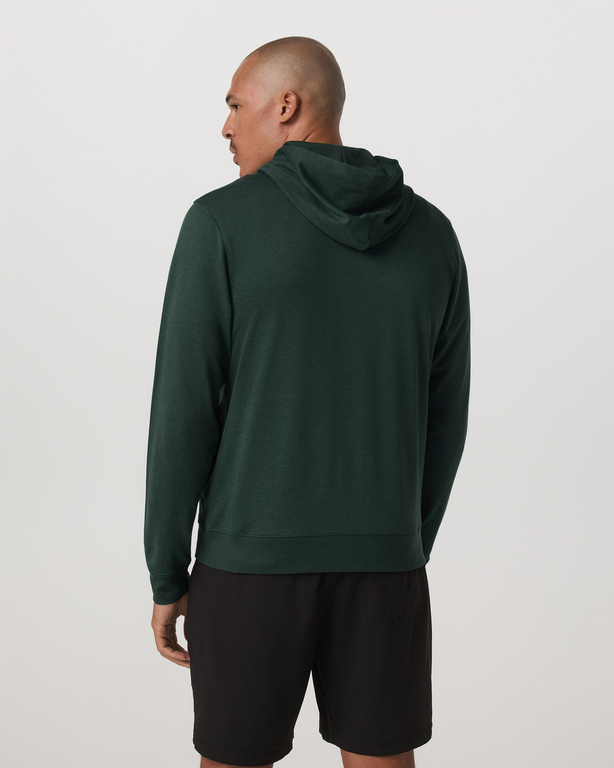 Men Vuori Ponto Full Zip Hoodie Men's Spruce Heather Hoodie