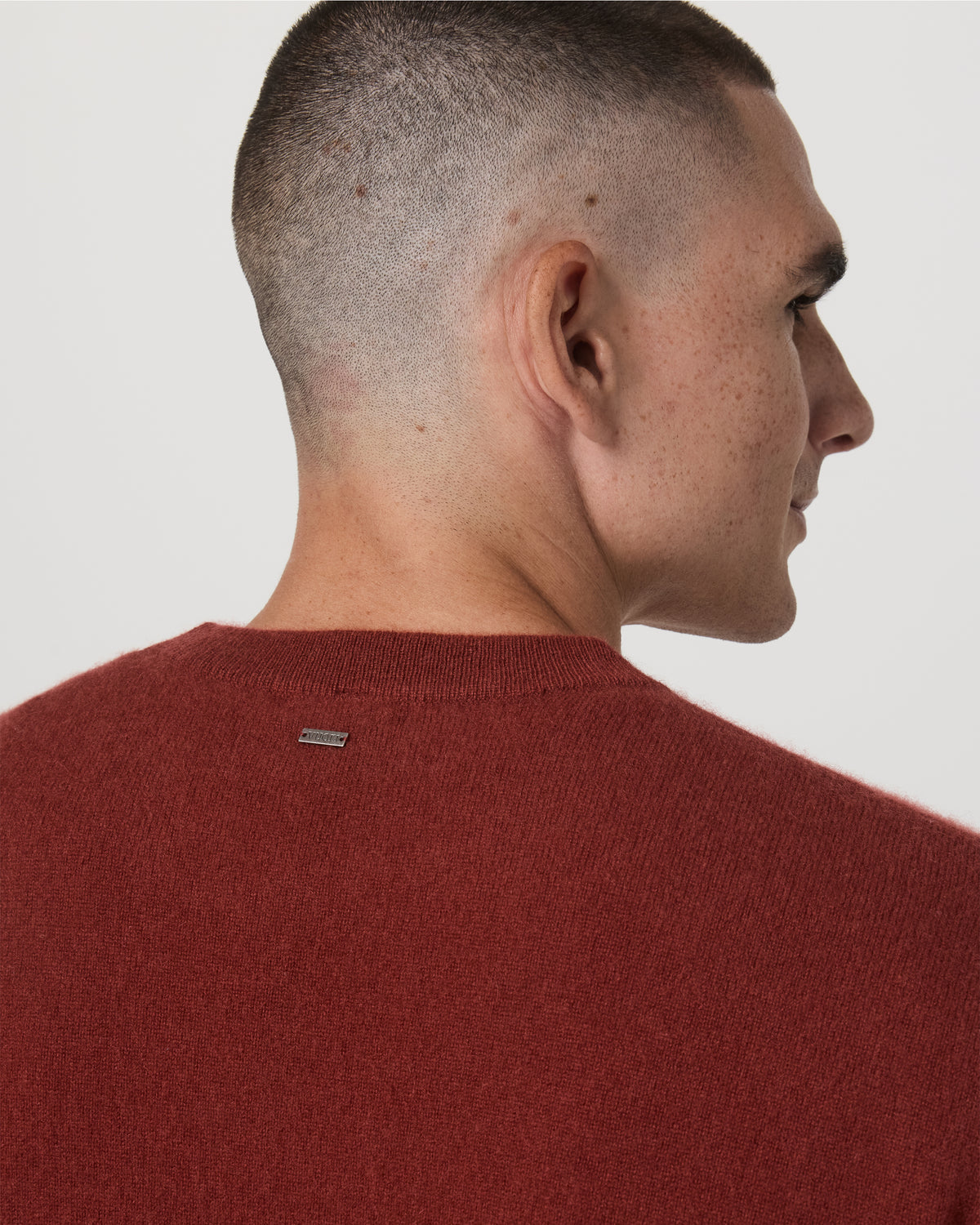Men Vuori Berik Cashmere Sweater Men's Spiced Apple Sweater