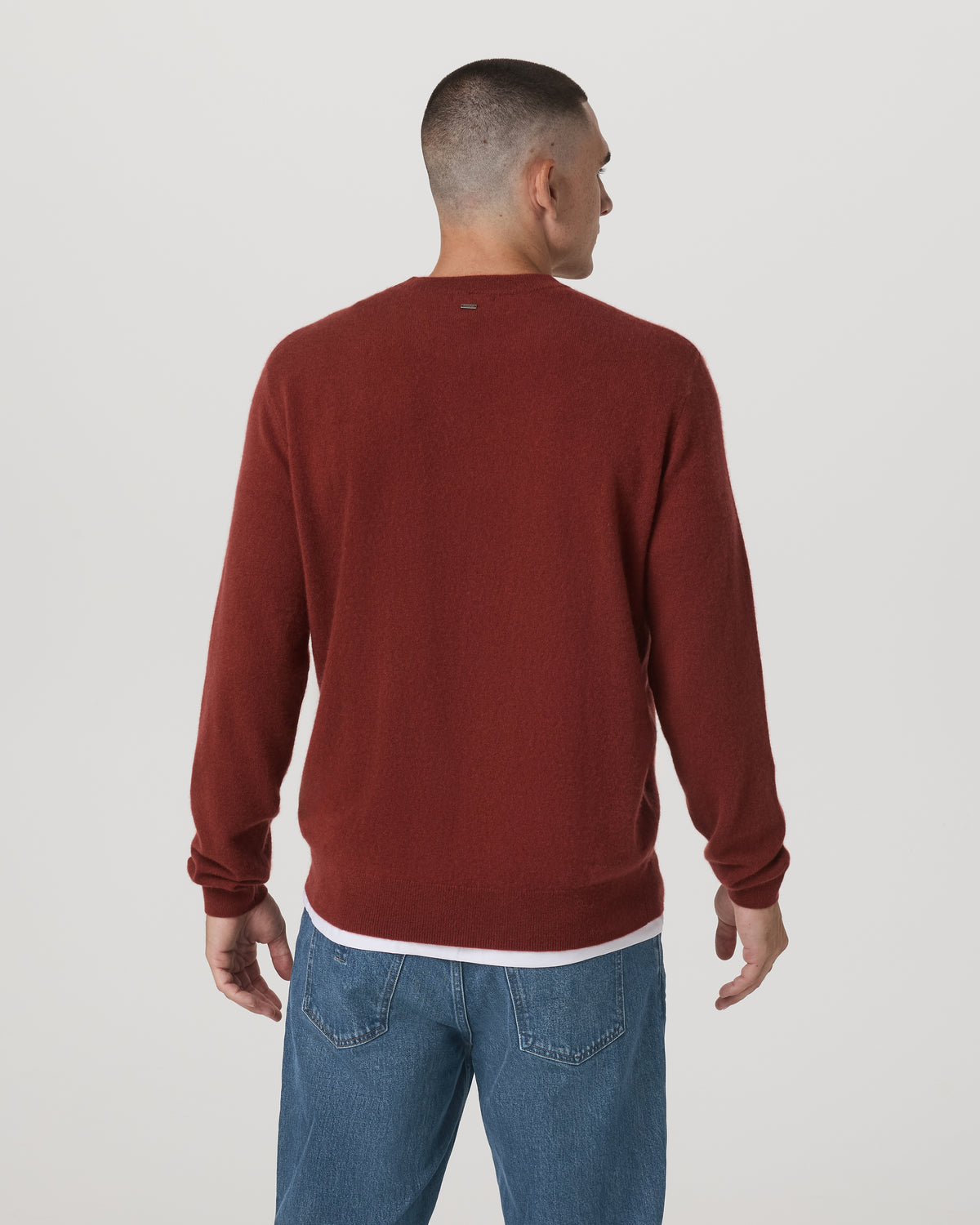 Men Vuori Berik Cashmere Sweater Men's Spiced Apple Sweater