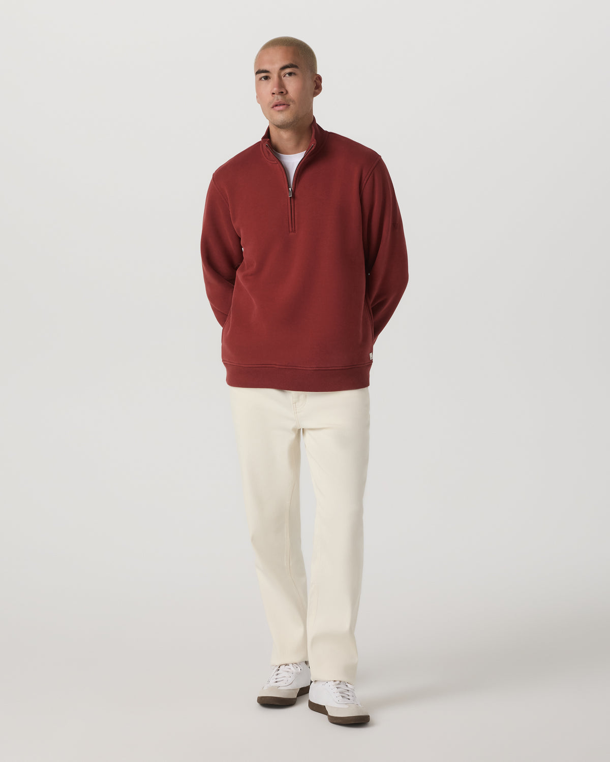 Men Vuori Seaside 1/2 Zip Classic Men's Spiced Apple Pullover