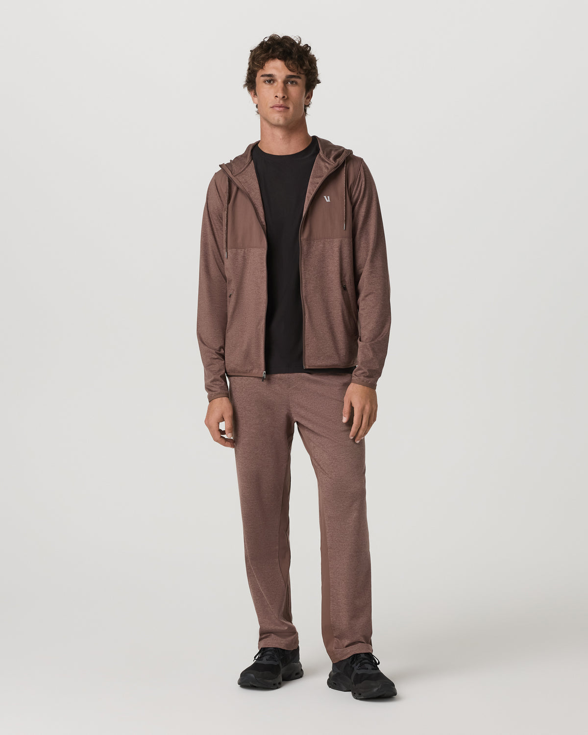 Men Vuori Sunday Element Jacket Men's Sable Heather Jacket