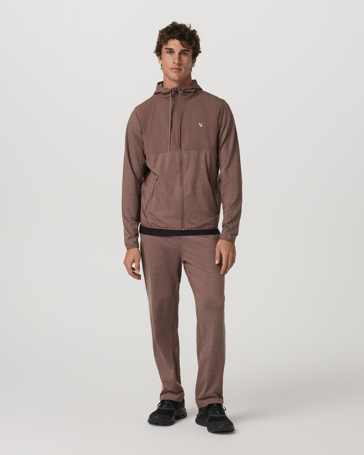 Men Vuori Sunday Element Jacket Men's Sable Heather Jacket