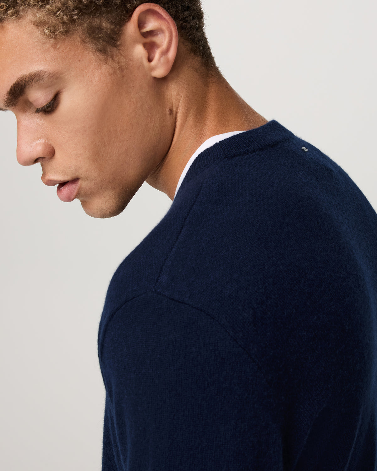 Men Vuori Berik Cashmere Sweater Men's Sweater in Ink