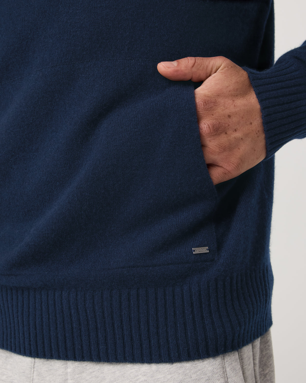 Men Vuori Berik Cashmere Hoodie Men's Hoodie in Ink
