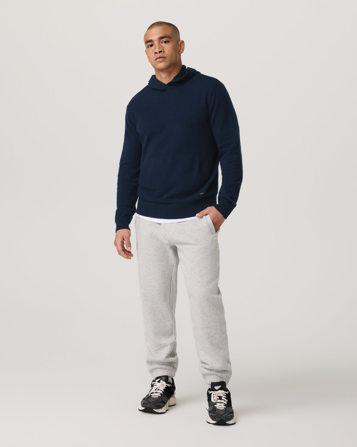 Men Vuori Berik Cashmere Hoodie Men's Hoodie in Ink