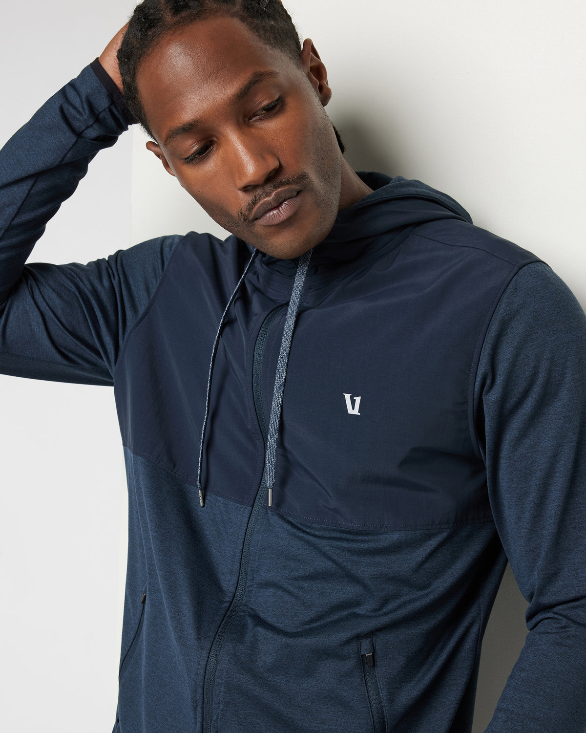 Men Vuori Sunday Element Jacket Men's Ink Blue Running Jacket