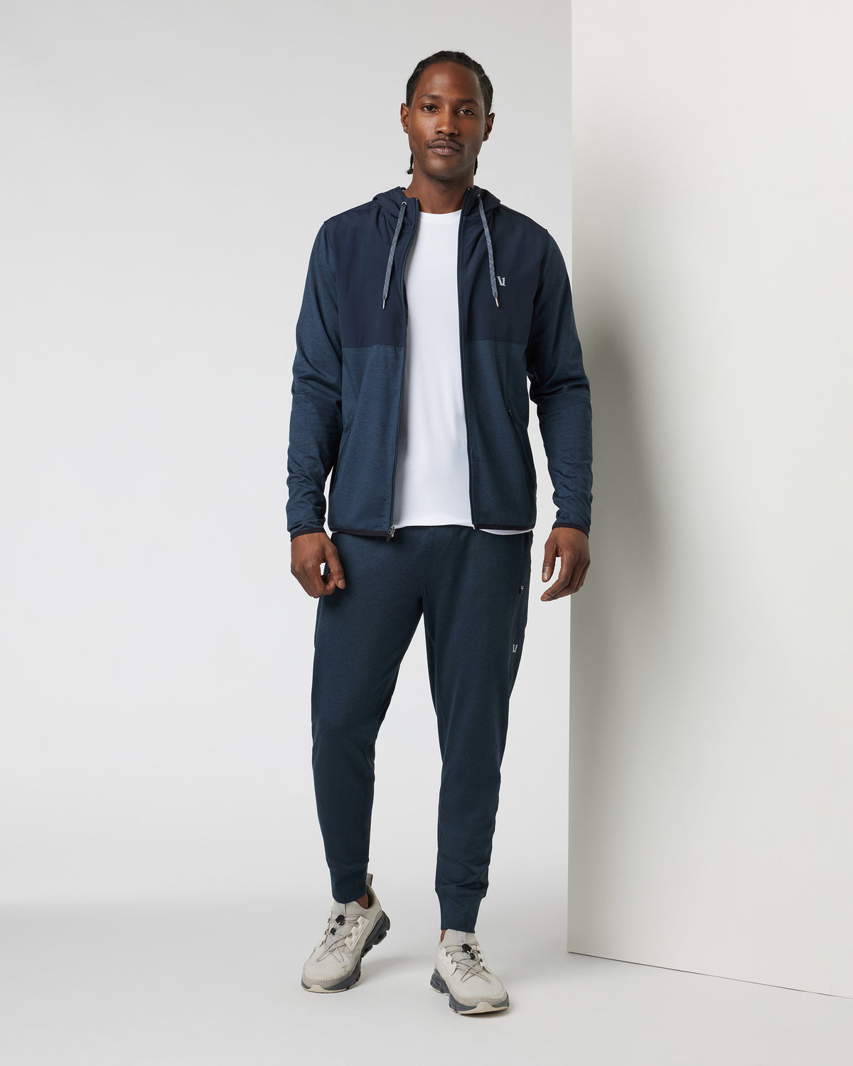 Men Vuori Sunday Element Jacket Men's Ink Blue Running Jacket