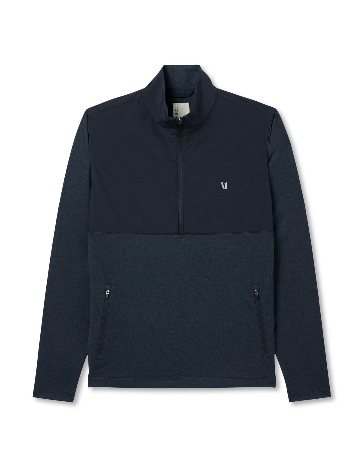 Men Vuori Sunday Element Half Zip Ink Heather