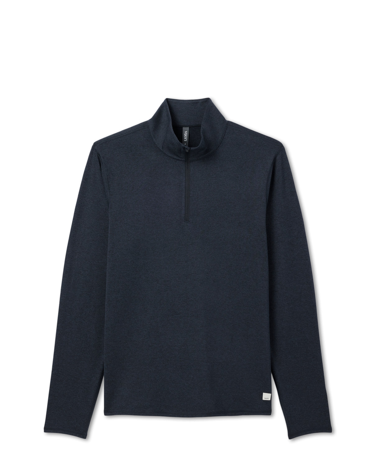 Men Vuori Ponto Half Zip Mock Neck Ink Heather