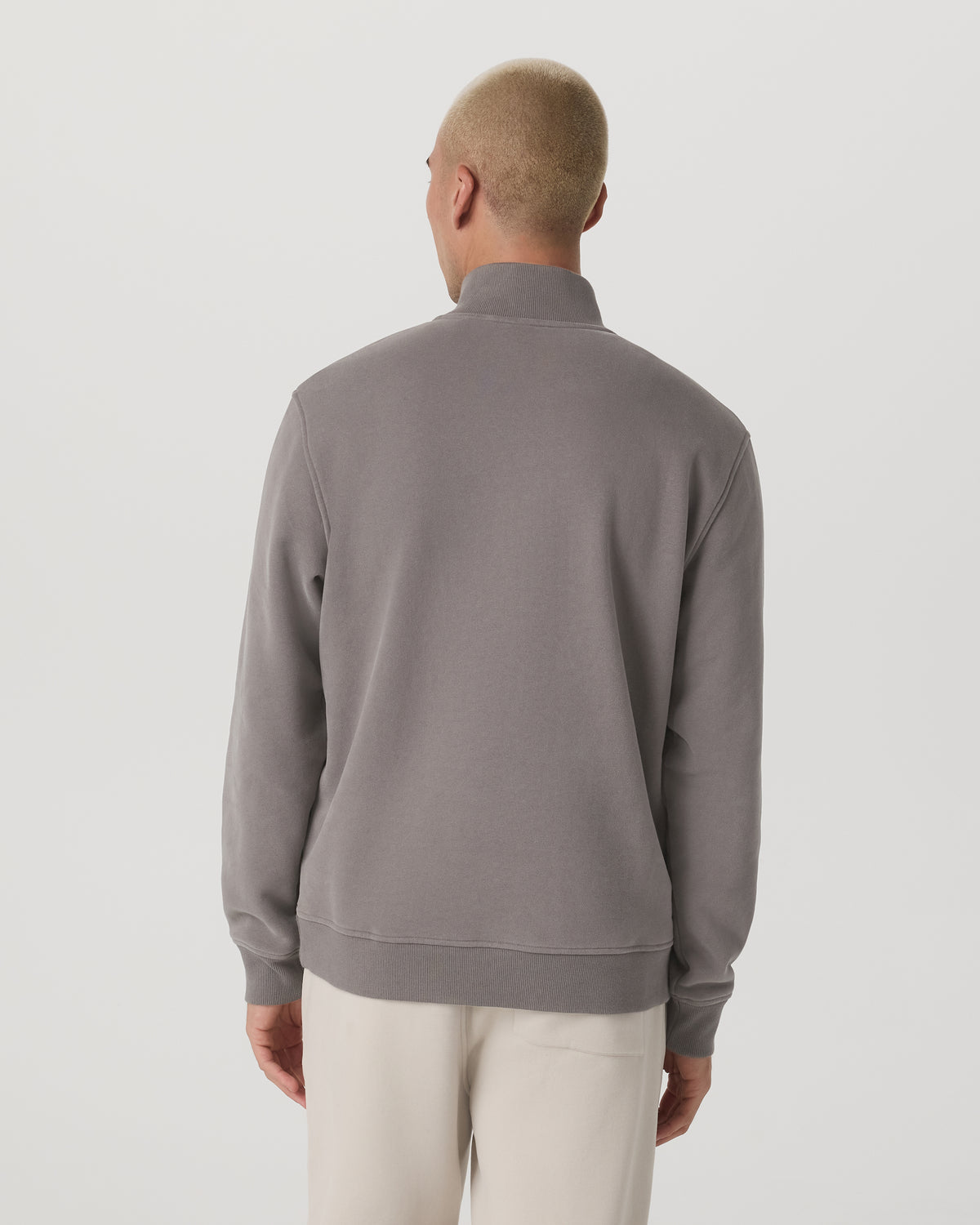 Men Vuori Seaside 1/2 Zip Classic Men's Cavern Grey Pullover