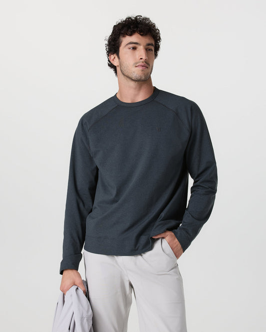 Men Vuori Coronado Crew Midnight Heather