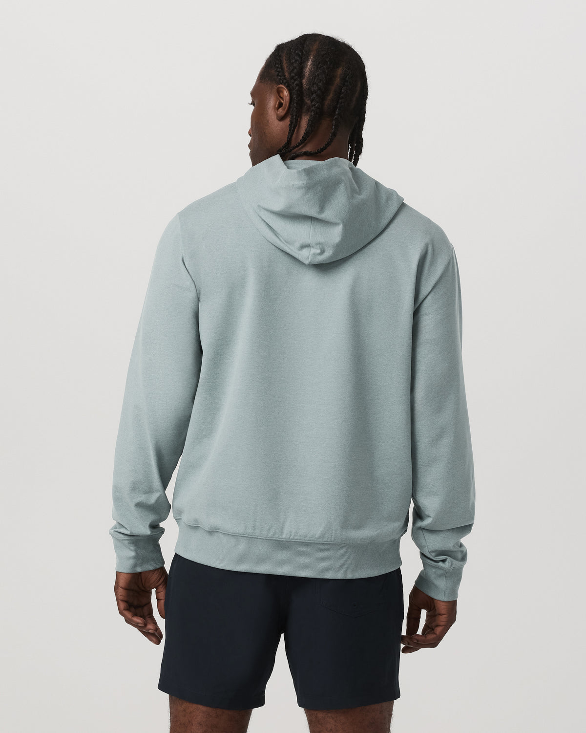 Men Vuori Men's Coronado Pullover Hoodie 2.0 Misty Blue Heather