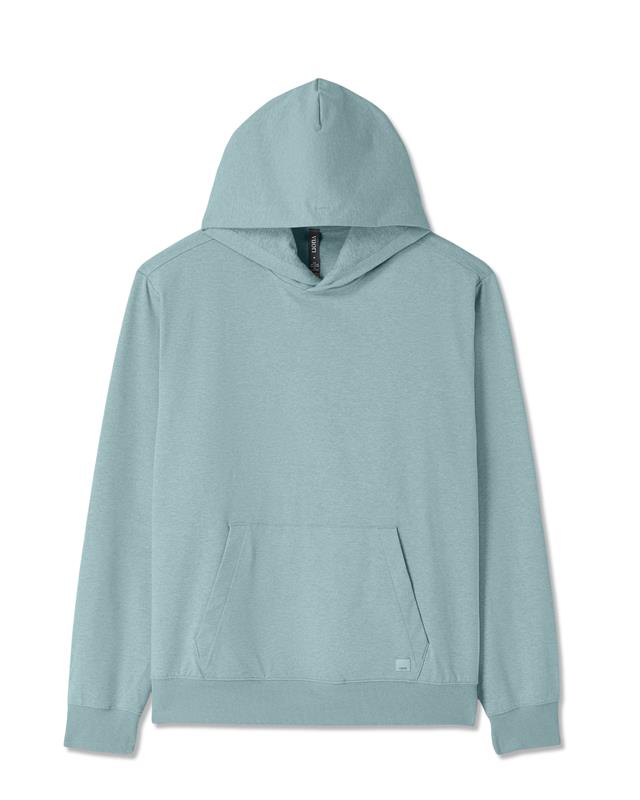 Men Vuori Men's Coronado Pullover Hoodie 2.0 Misty Blue Heather