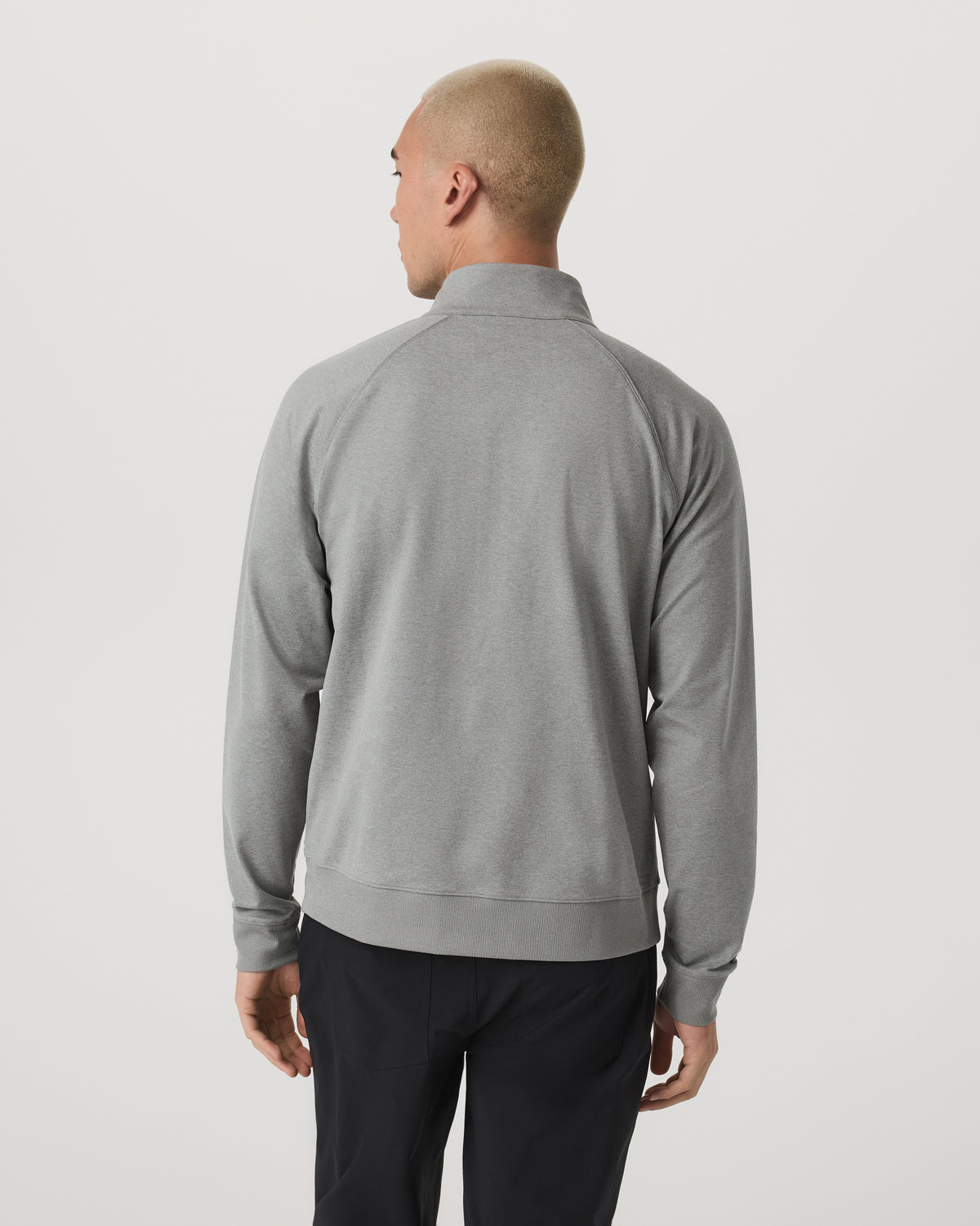 Men Vuori Coronado Novelty Full Zip Men's Driftwood Heather Jacket